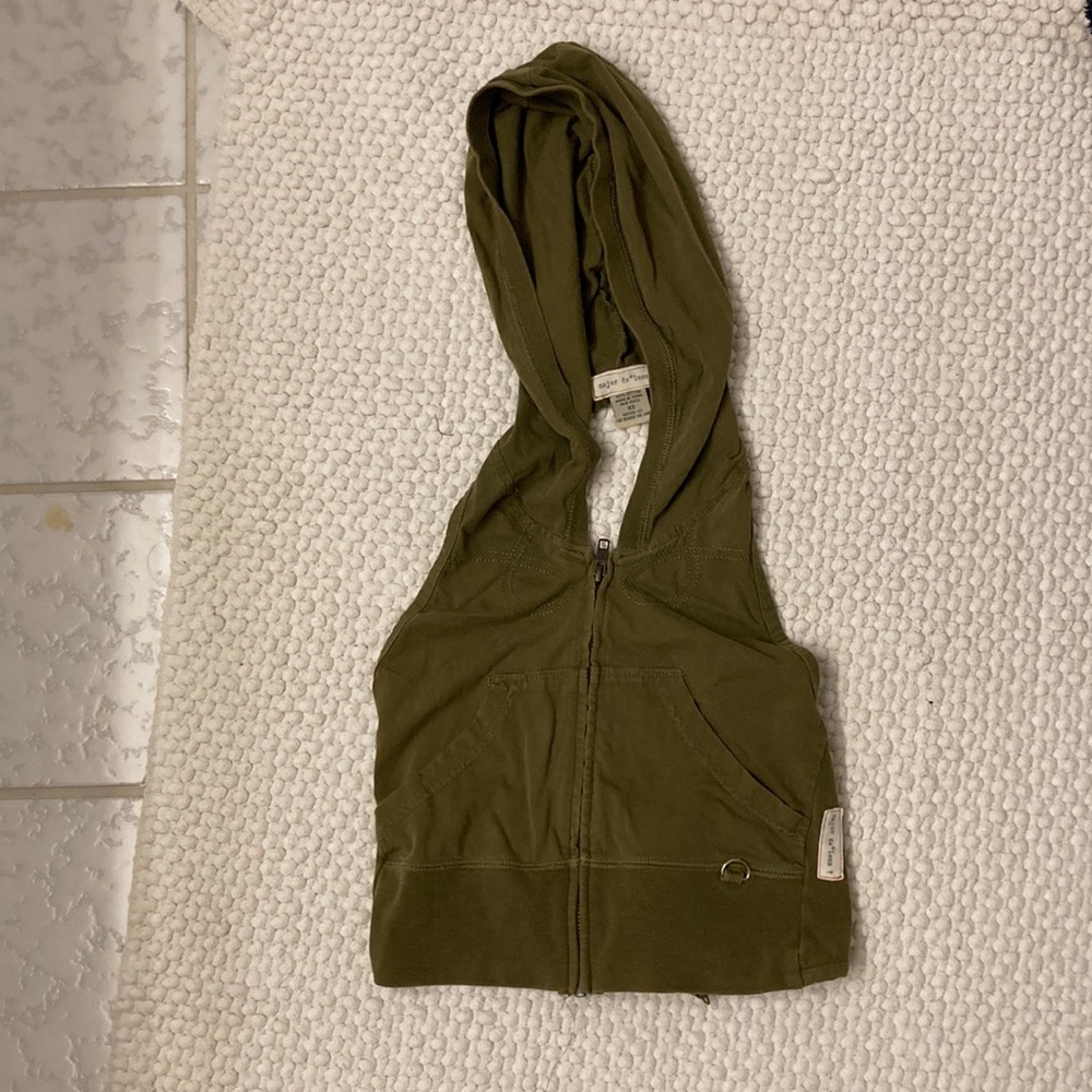 Vintage 90’s halter hooded vest